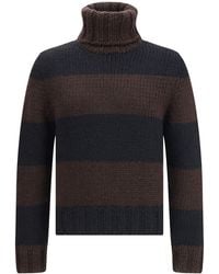 Dolce & Gabbana - Striped Wool-Blend Turtleneck - Lyst