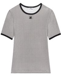 Courreges - Houndstooth T-Shirt - Lyst