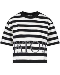 Patou - Crop T-shirt - Lyst
