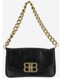 Balenciaga - Flap Bag Bb Soft Small Leather - Lyst