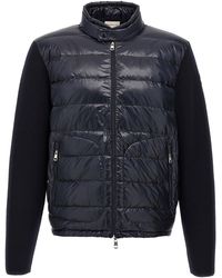 Moncler Maglione Tricot Cardigan in Blue for Men | Lyst