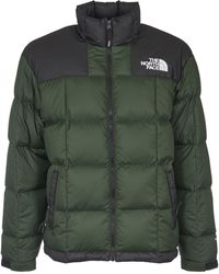 The North Face - High-Neck Zipped Logo Padded Jacket - Lyst