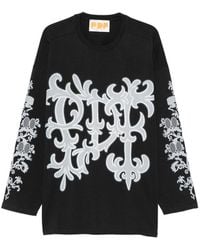 PDF - Graphic-Print Long-Sleeve T-Shirt - Lyst