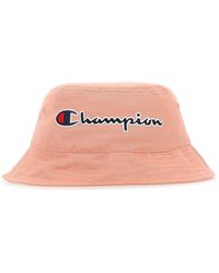 Champion - Pink Cotton Bucket Hat - Lyst