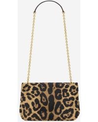 Saint Laurent - Mini Pony Leather Bag Calfskin Shoulder - Lyst