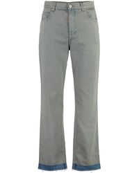 Loewe - 5-Pocket Straight-Leg Jeans - Lyst