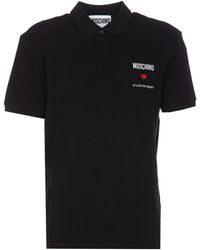 Moschino - Polo Shirt With Embroidery - Lyst