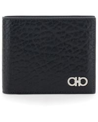 Ferragamo - 'Revival' Wallet With Gancini Buckle On The Front - Lyst