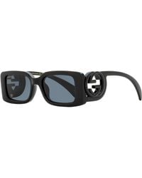 Gucci - Rectangular Sunglasses Gg1325S 001 54Mm Plastic (Injected) - Lyst