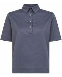 Blanca Vita - Cotton Jersey Polo Shirt - Lyst