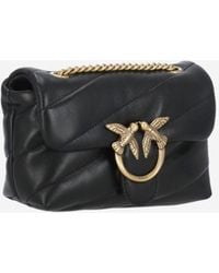 Pinko - Shoulder Bag Love Baby Puff Nappa Leather - Lyst