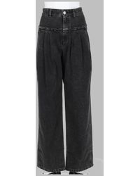 Isabel Marant - High-Rise Wide-Leg Jeans - Lyst