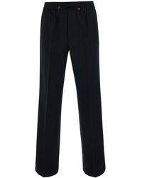 Drole de Monsieur - Drôle De Monsieur Virgin Wool Flannel Trousers - Lyst
