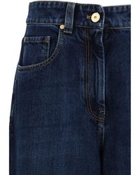 Brunello Cucinelli - Barrel-Leg Jeans - Lyst