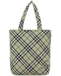 Burberry - Equestrian Knight Canvas Tote Bag - Lyst