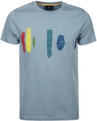 Paul Smith - Slim Fit T-Shirt Paint Test - Lyst