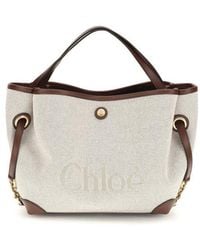 Chloé - Beige Fabric Shoulder Bag - Lyst