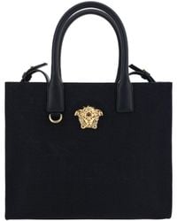 Versace - Cotton Shoulder Bag - Lyst