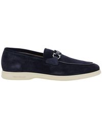 Ferragamo - 'Cosimo' Loafers With Metallic Hooks On The Front - Lyst