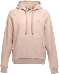 Etro - Logo Embroidery Wool Hoodie - Lyst