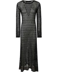 FEDERICA TOSI - See Through Long Sleeved Dress - Lyst