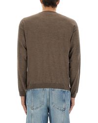 Moschino - Wool And Silk Pullover Virgin Jumpers - Lyst