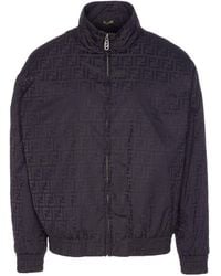 Fendi - Ff Nylon Bomber - Lyst