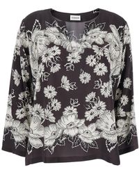 P.A.R.O.S.H. - And Blouse With V-Neck - Lyst