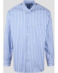 Comme des Garçons - Striped Long Sleeve Shirt - Lyst
