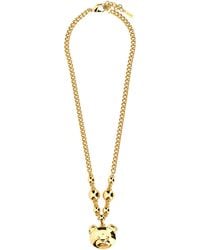 Moschino - Teddy Pendant Necklace - Lyst