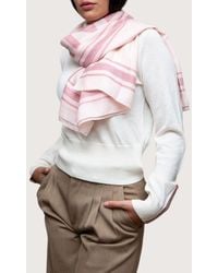 Burberry - Scarf Cotton Mulberry Silk Scarfs - Lyst