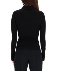 Courreges - Ribbed Polo Shirt Viscose - Lyst