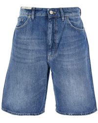 PT Torino - Gianna Bermuda Pants With Logo Patch On The Rear - Lyst