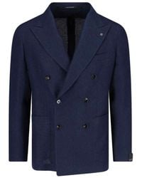 Tagliatore - Double-Breasted Blazer - Lyst