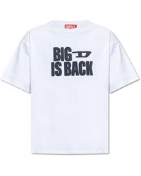 DIESEL - 't-boxt-back' T-shirt With Print, - Lyst