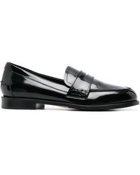 Aeyde - Penny-slot Leather Loafers - Lyst
