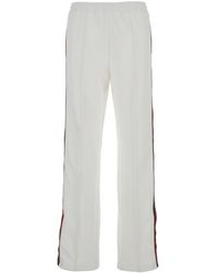 Gucci - Joggers Pants With Logo Embroidery And Web Detail - Lyst