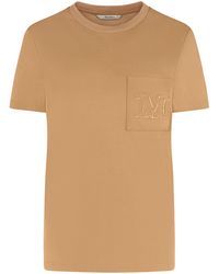 Max Mara - Papaia Cotton Crew-Neck T-Shirt T-Shirts & Jerseys - Lyst