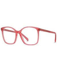 Celine - Eyeglasses Square Full Rim, Transparent Frame And Clear Demo Lenses Lens Cl50027I075 - Lyst