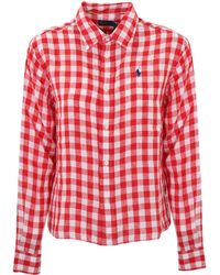 Polo Ralph Lauren - Checked Linen Shirt - Lyst