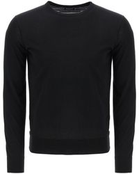 Zegna - Zegna Light Cashmere And Silk Sweater - Lyst