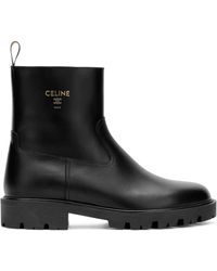 Celine - Margaret Boots Leather Calfskin - Lyst