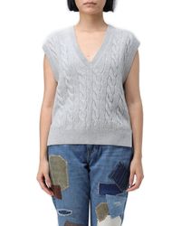 Polo Ralph Lauren - Cable Knit Sleeveless Vest - Lyst