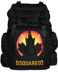 DSquared² - Logo Detail Nylon Backpack - Lyst