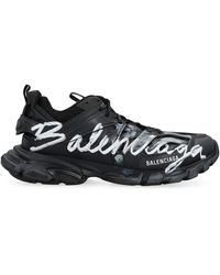 Balenciaga - Track Signature Low-Top Sneakers Polyurethane; Polyester Trainers - Lyst