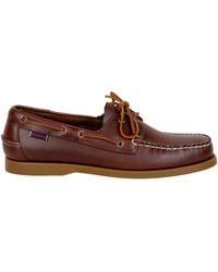Sebago - Flat Shoes Leather - Lyst