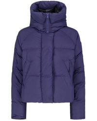 Canada Goose - Cropped Puffer Jacket With Adjustable Hood - Lyst