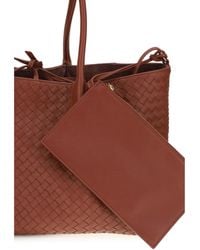 Bottega Veneta - Tote Bag Pinacoteca Rust-Deep Maho-Mb Rust/Deep Calf Leather Shoulder - Lyst