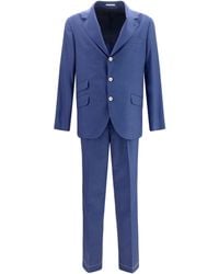 Brunello Cucinelli - Suit Single-Breasted Peak Lapels - Lyst