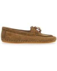 Le Monde Beryl - Loafers Dmwsuetau With Suede Bow Detail Goat - Lyst